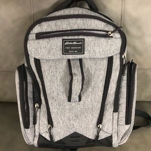 Eddie Bauer Fashion Heather Backpack diaper bag